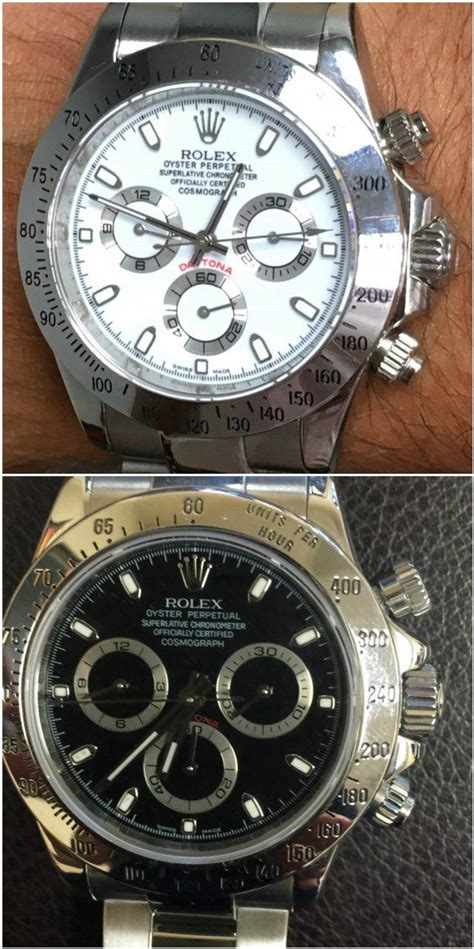 rolex daytona real vs fake|knockoff daytona Rolex for sale.